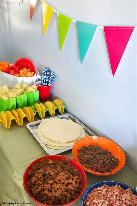 DIY Taco Bar Party - Everyday Shortcuts