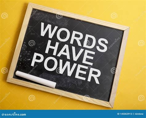 Words Have Power, Motivational Words Quotes Concept Stock Illustration ...