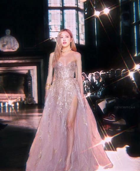 Rosé edit ~ @exobpstan | Blackpink rose, Rose gown, Blackpink fashion