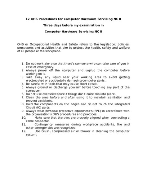 Image result for OHS Computer