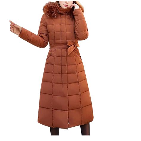 Fanxing Puffer Coats for Women Clearance Winter Puffer Coat with Faux ...