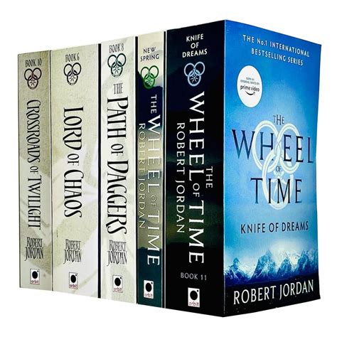 Robert Jordan Wheel of Time Series Collection 5 Books Set (Knife Of ...