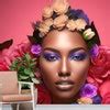Buy Woman and Flowers Watercolor Wallpaper for Beauty Salon and ...