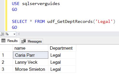 SQL Server Stored Function Example 的图像结果