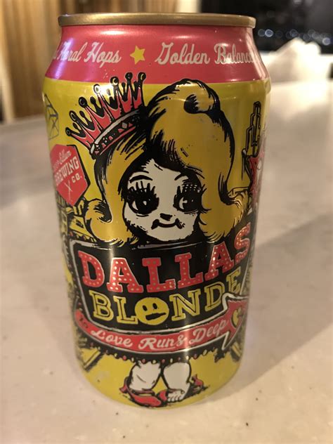 2018 Dallas Blond Ale. Deep Ellum Brewing Co Dallas TX | Root beer ...