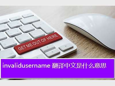 username什么意思中文,invalidusername 翻译中文是什么意思 - 考卷网