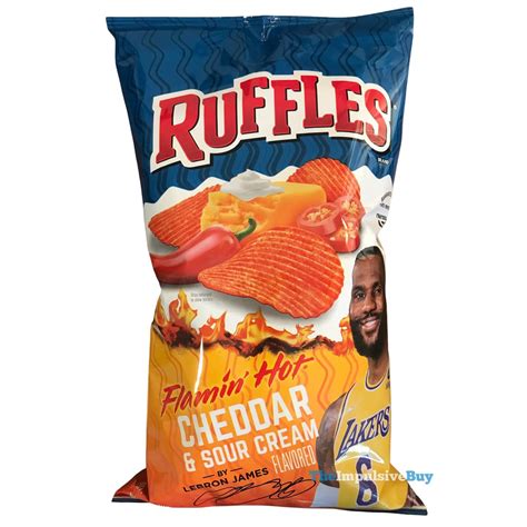 REVIEW: Ruffles Flamin' Hot Cheddar & Sour Cream Potato Chips - The ...