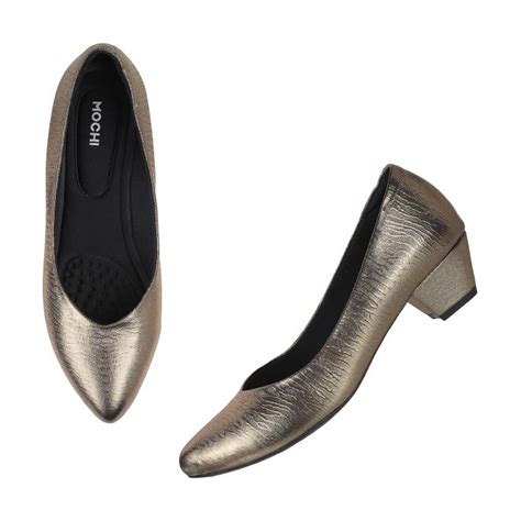 Buy Mochi Women Antic-gold Formal Pumps Online | SKU: 31-4833-28-42 ...