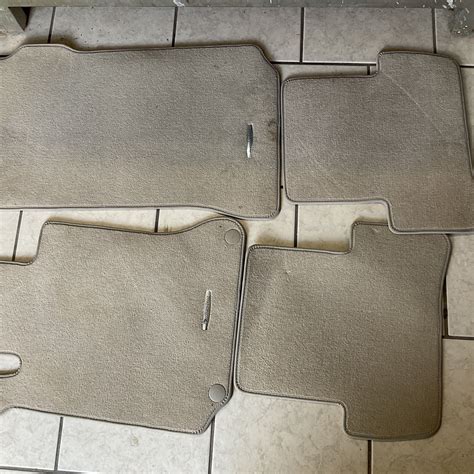 MERCEDES-BENZ C CLASS C300 C350 FRONT FLOOR MATS SET ALMOND BEIGE TAN ...