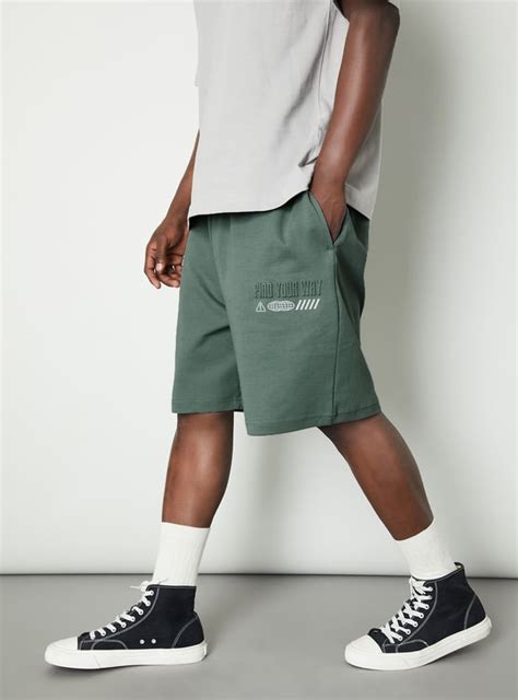 Buy Men Embossed Relaxed Fit Shorts Online at just Rs. 899.0 ...