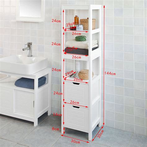 Corner Storage Floor Bathroom Cabinet With Door And Shelf White at ...