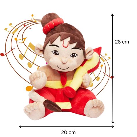 Buy Baby Hanuman Soft Toy Chanting Mantra | Singing Toy for Kids