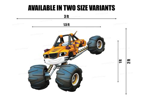 Blaze and the Monster Machines Theme Cutout - 08 | Party Supplies ...