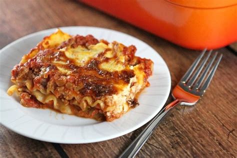 Classic Light Lasagna Recipe   RecipeGirl