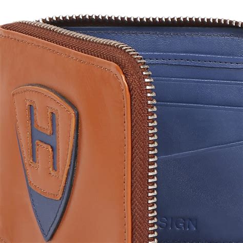 Hidesign Orange Men's Zip Around : Amazon.in: Fashion