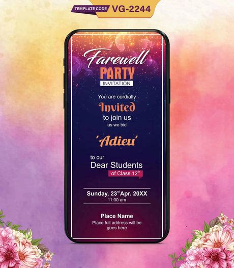 Farewell Party Invitations – VideoGiri
