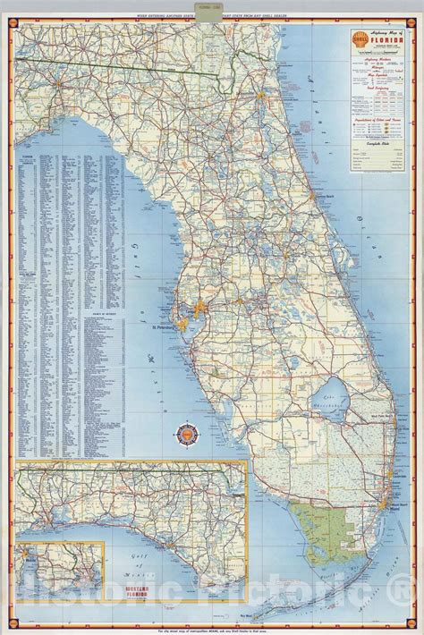 Old Florida Highway Maps