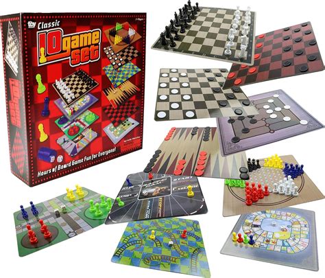 SN Incorp. 10 in 1 Board Game Set - Chess, Checkers, India | Ubuy
