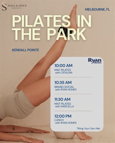 Pilates in the Park with Ryan Homes, 1675 Kendall Pointe Pl, Melbourne ...
