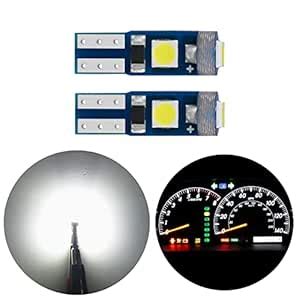 WLJH White Dash Instrument Gauge Panel Cluster Speedometer Warning ...