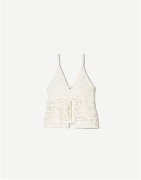 Crochet top - Women | Bershka