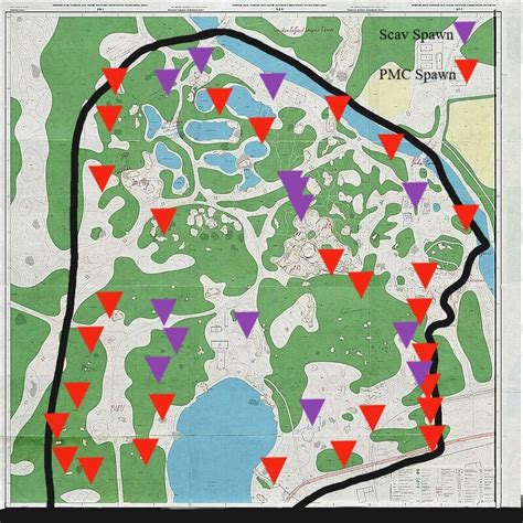 Escape From Tarkov Woods Map Extraction Points