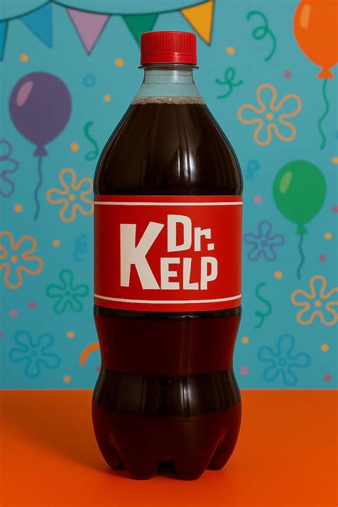 Dr Kelp Bottle Label: Spongebob Party Decor (digital Download ...