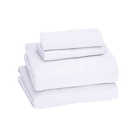 Sleepdown 100% Cotton Jersey Sheets King, 4 Piece King Size Bed Sheets ...