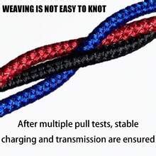 1pc 2-To-3 Data Cable TYPE-C Reverse Charging 5-In-1 Woven Rope ...