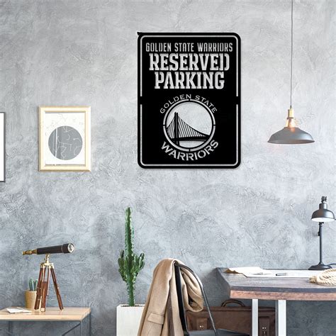 Personalized Golden State Warriors Reserved Parking Sign V2 NBA ...