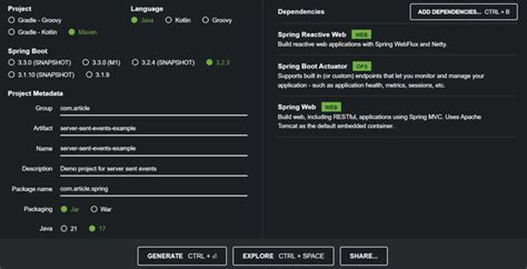 Image result for Spring Boot JavaServer Event Sendt Data