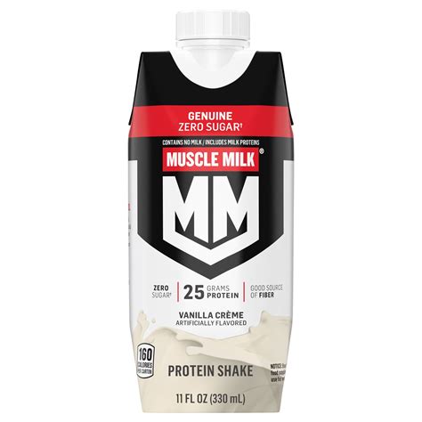 Calories in Protein Shake, Chocolate, Genuine from Muscle Milk