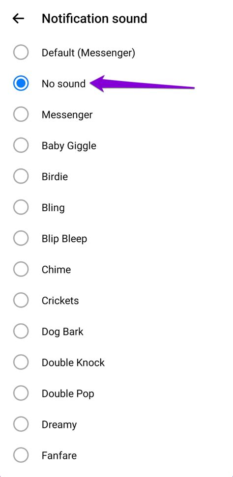 Image result for Messenger Notification Sound On