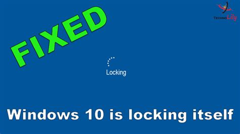 Windows 10 Is Locking Itself Automatically 的图像结果