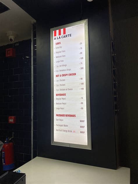 Menu at KFC, Karimnagar, Khazana Jewellery Private Limited