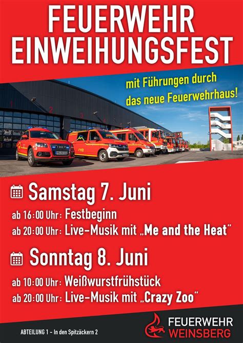 Einweihungsfest neues Feuerwehrhaus, In den Spitzäckern 2, 74189 ...