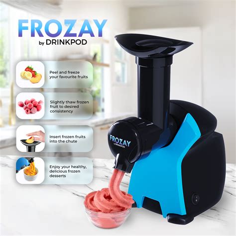 Frozen Fruit Ice Cream Maker, Soft Serve Frozen Yogurt Machine With ...