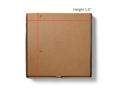 7 Inch Brown Pizza Boxes - Durable, Eco-Friendly, and Recyclable