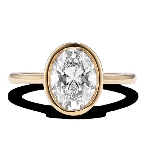 2 ct Lab-Grown Diamond Bezel Engagement Ring | Shane Co.