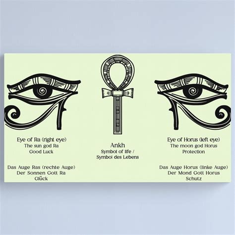 "Egyptian symbol of life - Eye of Ra - Eye of Horus - Egyptian God of ...