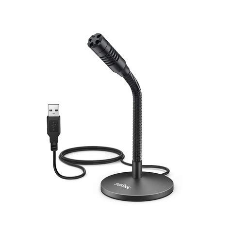 Buy FIFINE Mini Gooseneck USB Microphone for Dictation and ,Desktop ...