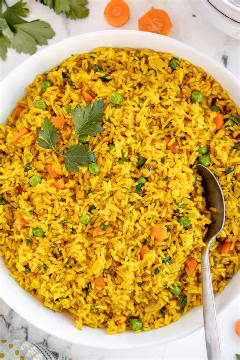 Yellow Rice Pilaf - Wholesome Made Easy