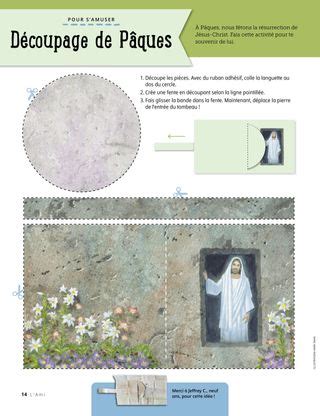 Découpage de Pâques