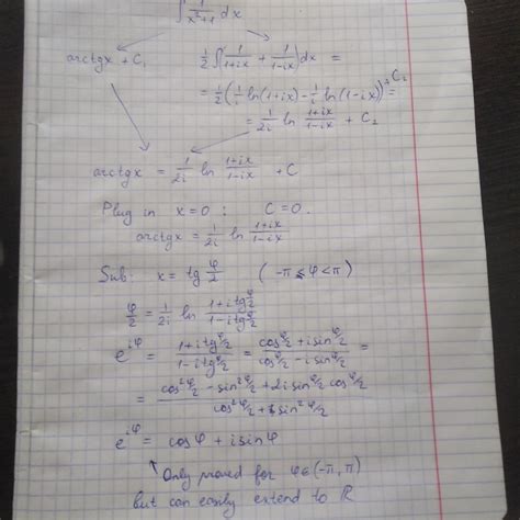 A "proof" of Euler's formula i accidentally discovered back in high ...