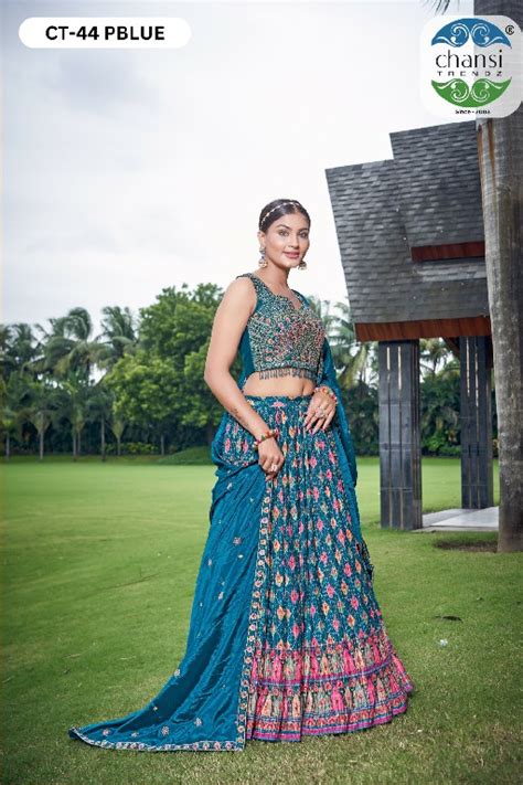 Chansi Trendz D.no 44 Series Readymade Lehenga Collection - textiledeal.in
