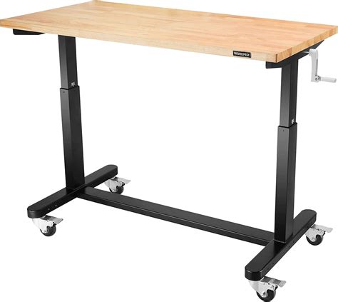 Work Adjustable Height Shop Table 的图像结果