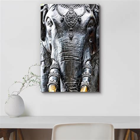 Pitaara Box Elephant Near a Temple in Thailand | Peel & Stick Vinyl ...