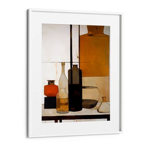 Still Life Watercolour Canvas Painting By TreeChild Of Bottles – Nook ...