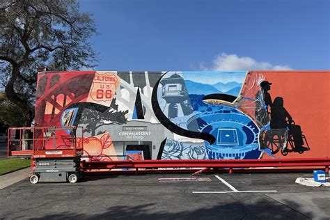Convalescent Aid Society Pasadena 100 Years Public Art Mural on ...