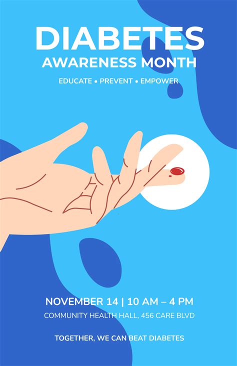 Diabetes Awareness Week Poster